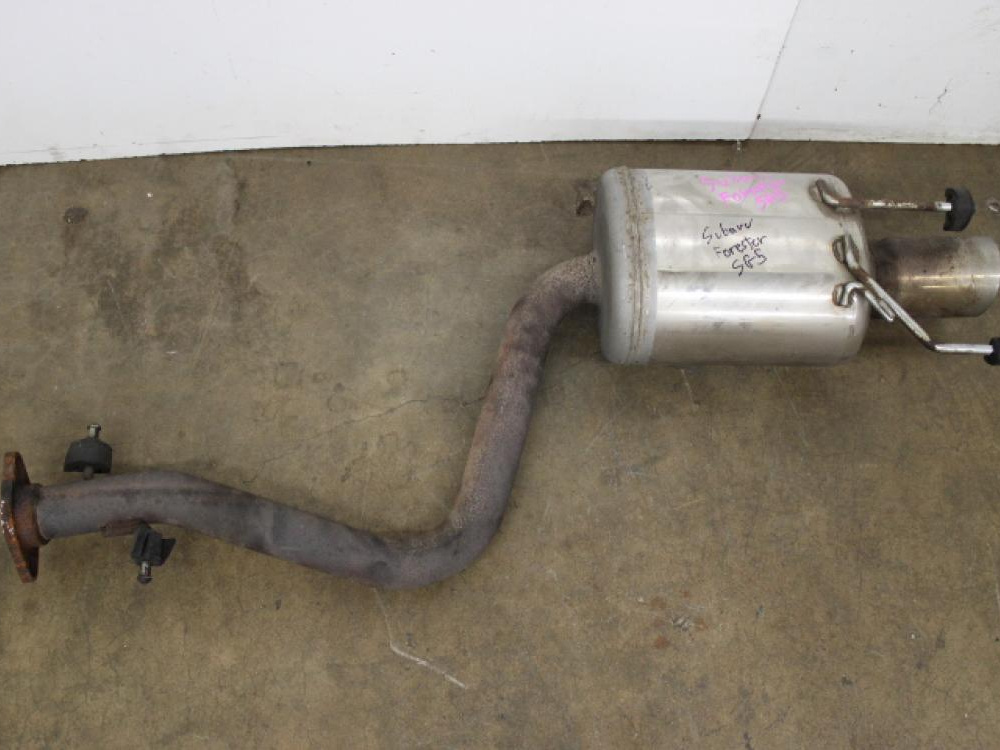 03-08 SUBARU FORESTER SG5 MUFFLER EXHAUST: Image 5