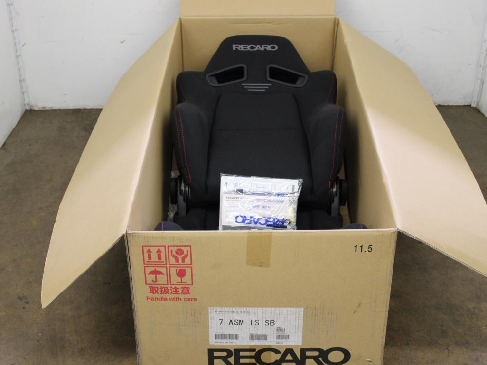 NEW RECARO SR-7 ASM IS-11 BK/BK BUCKET SEATS SET OF 1 JDM OEM JAPAN SR7: Image 11