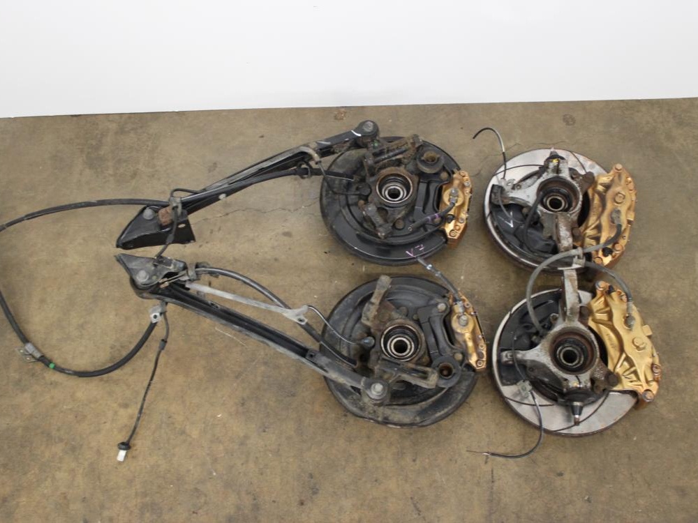 JDM 02-05 SUBARU IMPREZA WRX V7 STI 5X100 FRONT AND REAR DISCS BRAKES CALIPERS BREMBO SET OF 4: Image 3