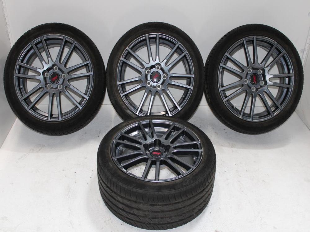 JDM 5X114.3 BOLT PATERN RIMS + VIKING PROTECH NEW GEN 245/40/R18 TIRES SET OF 4: Image 1