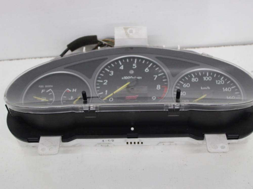JDM 01-02 SUBARU IMPREZA WRX STI V7 CLUSTER W/CLUSTER HOOD: Image 2