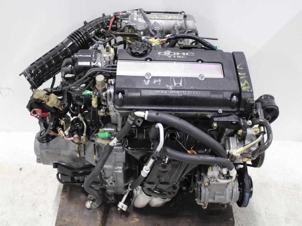 JDM 1989-1991 HONDA/ACURA B16A 1.6L OBD0 VTEC ENGINE + 5SPEED NON-LSD M/T: Image 1