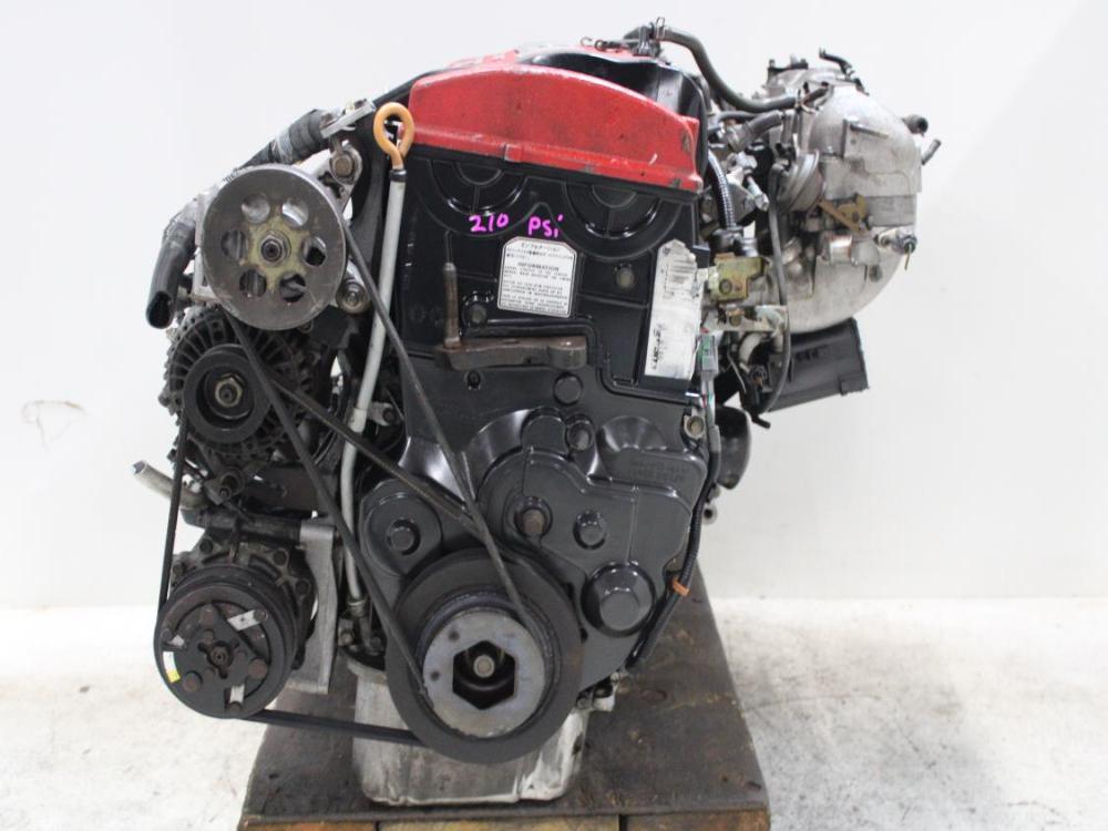 JDM 92-96 HONDA PRELUDE SIR H22A 2.2L DOHC VTEC OBD1 BLACK TOP ENGINE + 5SPEED M/T : Image 8