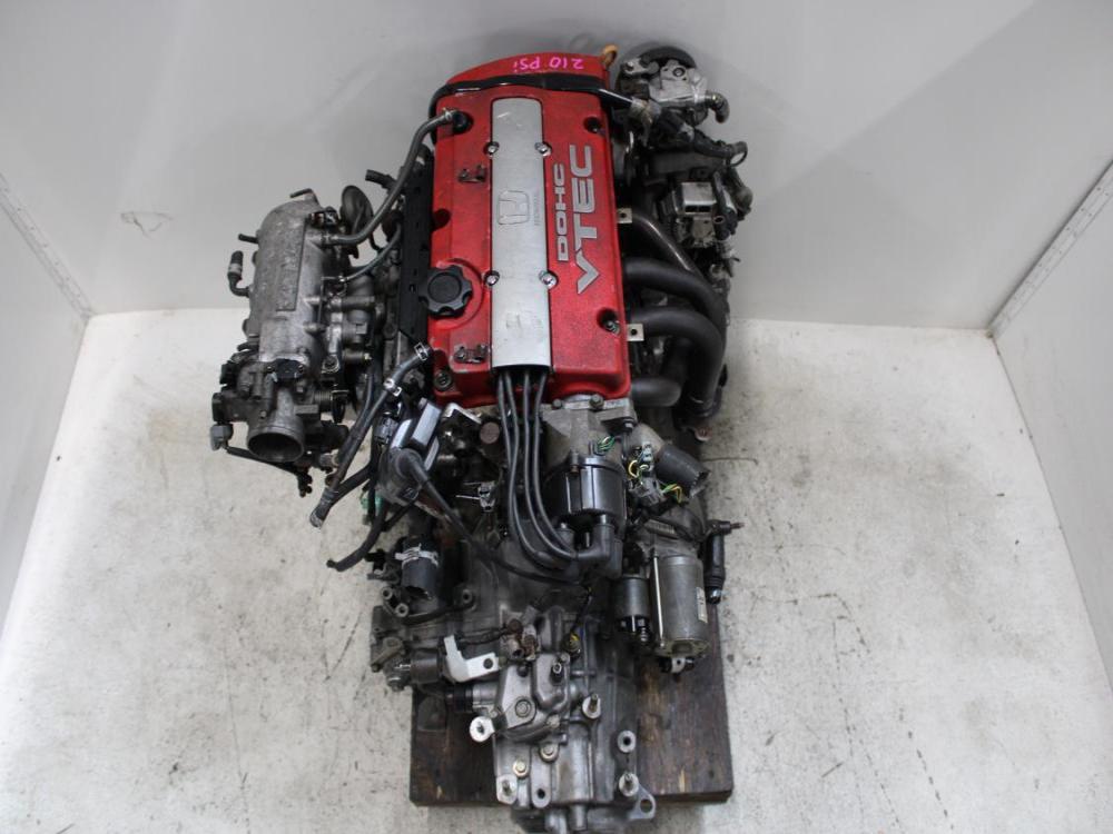 JDM 92-96 HONDA PRELUDE SIR H22A 2.2L DOHC VTEC OBD1 BLACK TOP ENGINE + 5SPEED M/T : Image 13