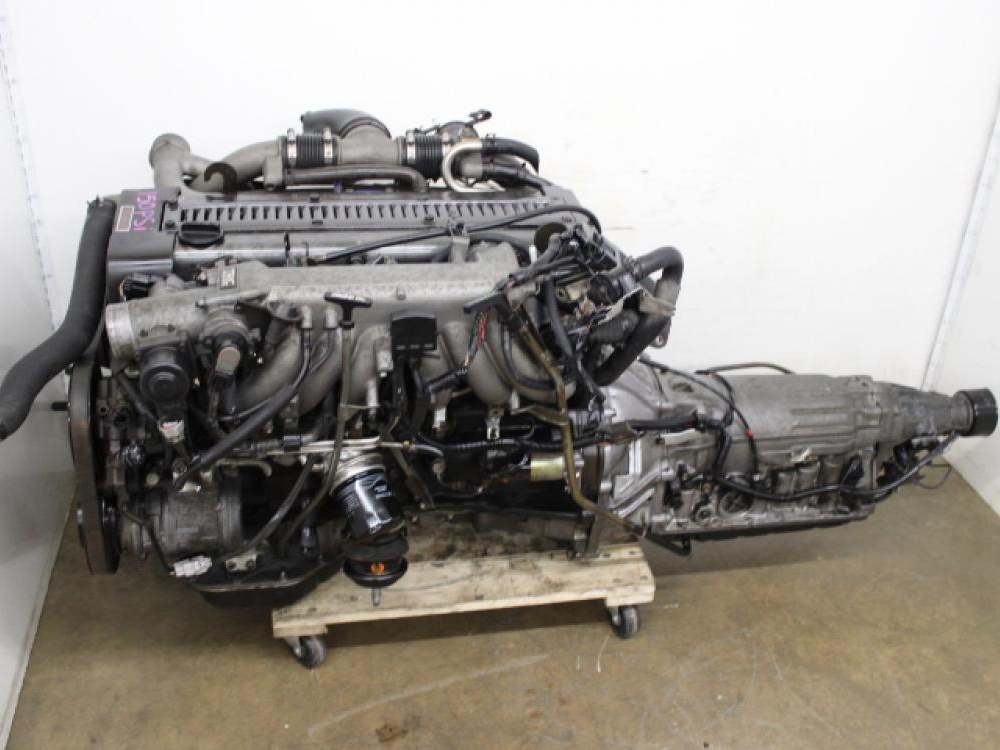 JDM 93-96 1JZ GTE front sump NonVVTi Twin Turbo 2.5L Engine Automatic Transmission Wiring & ECU: Image 2