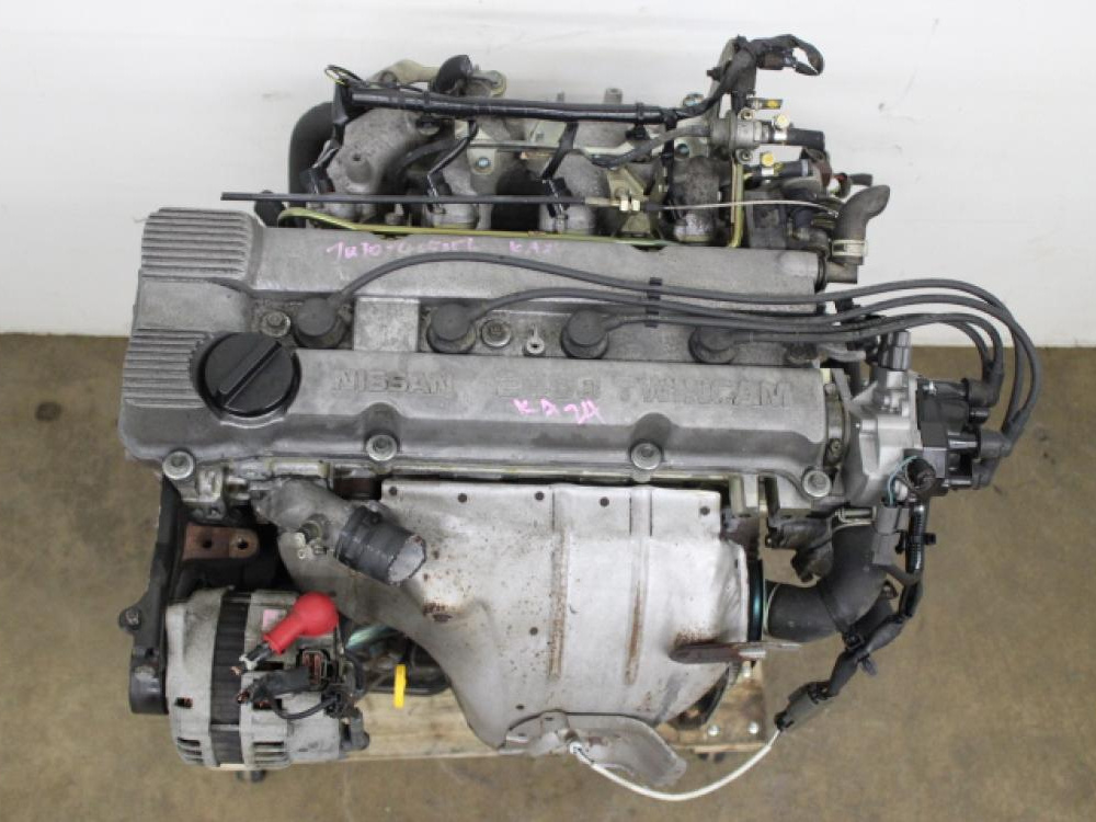 JDM 93-01 NISSAN ALTIMA KA24DE 2.4L DOHC 4CYL ENGINE: Image 1