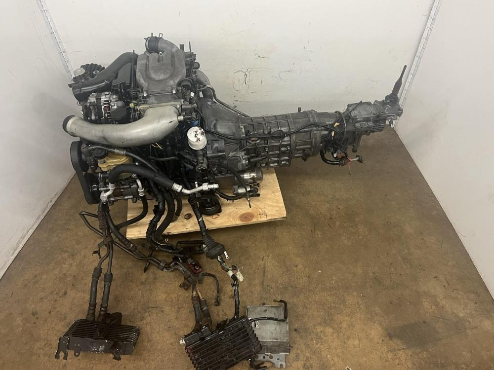 JDM 1996-1998 MAZDA RX-7 13B TWIN TURBO 1.3L ROTARY ENGINE 5SPEED MANUAL TRANSMISSION WIRING&ECU COMPLETE SWAP: Image 5