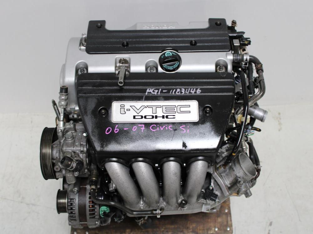 JDM 2006-2007 HONDA CIVIC Si K20A 2.0L DOHC 4CYL I-VTEC ENGINE: Image 1