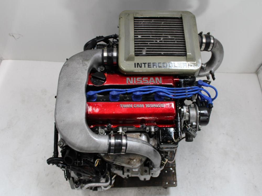 JDM 1989-1991 NISSAN BLUEBIRD U12 SR20DET 2.0L REDTOP TURBO ENGINE AUTOMATIC: Image 2