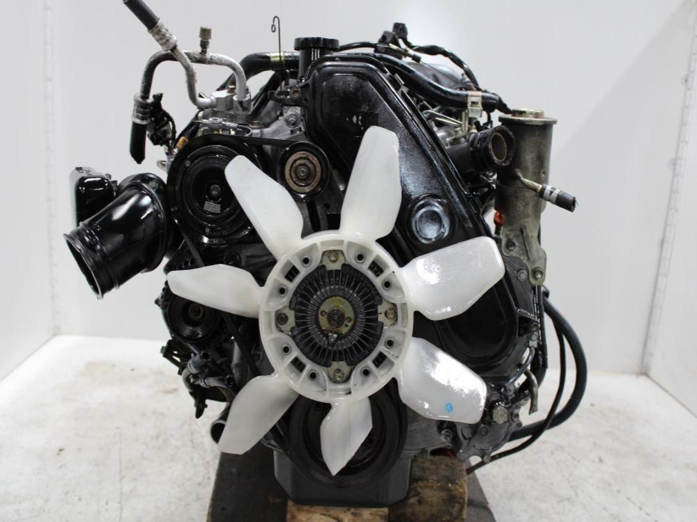 JDM 1KZ-TE TOYOTA HILUX 4CYL 3.0L TURBO DIESEL ENGINE WITH RWD AUTO TRANSMISSION: Image 6