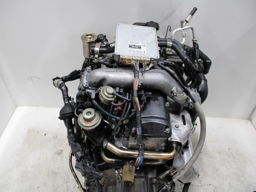 JDM 1KZ-TE TOYOTA HILUX 4CYL 3.0L TURBO DIESEL ENGINE WITH RWD AUTO TRANSMISSION: Image 10