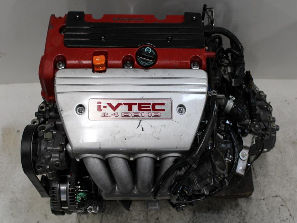 JDM 2004-2008 ACURA TSX K24A3 2.4L DOHC i-VTEC RBB ENGINE WITH 6 SPEED M/T: Image 2