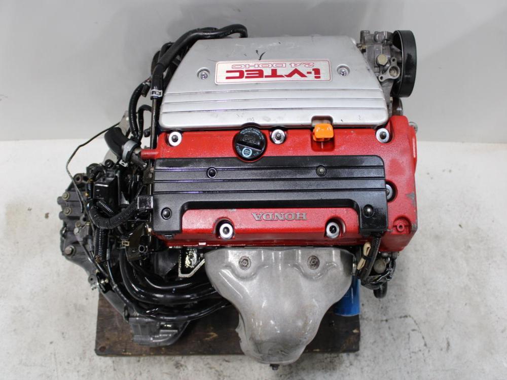 JDM 2004-2008 ACURA TSX K24A3 2.4L DOHC i-VTEC RBB ENGINE WITH 6 SPEED M/T: Image 8