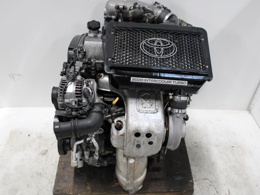 JDM 1997-2001 TOYOTA CALDINA MR2 3SGTE 4TH GEN ST215 2.0L TURBO ENGINE + WIRING ECU: Image 1