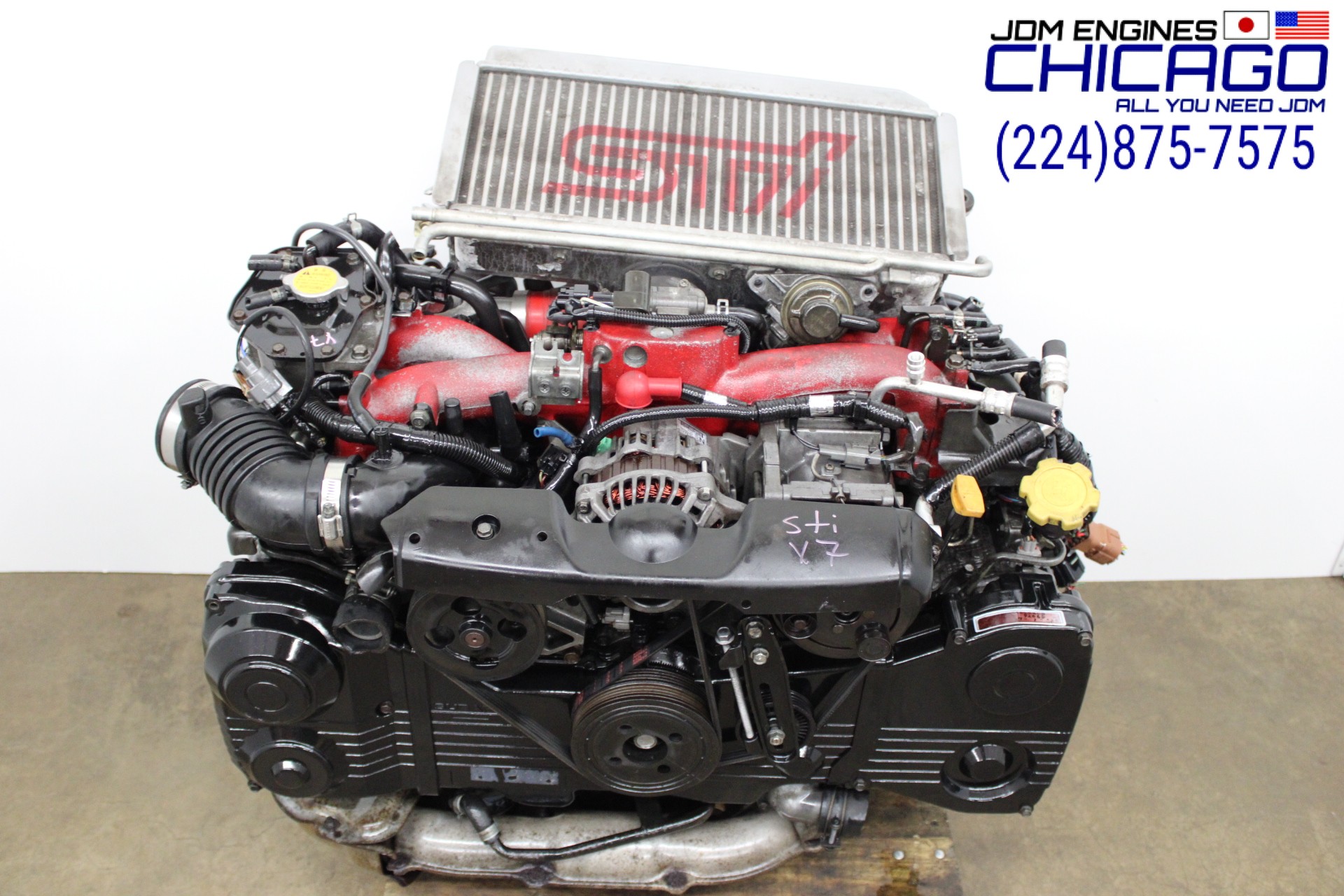 JDM 02-03 SUBARU IMPREZA WRX STI GDB V7 EJ207 2.0L DOHC TURBO ENGINE