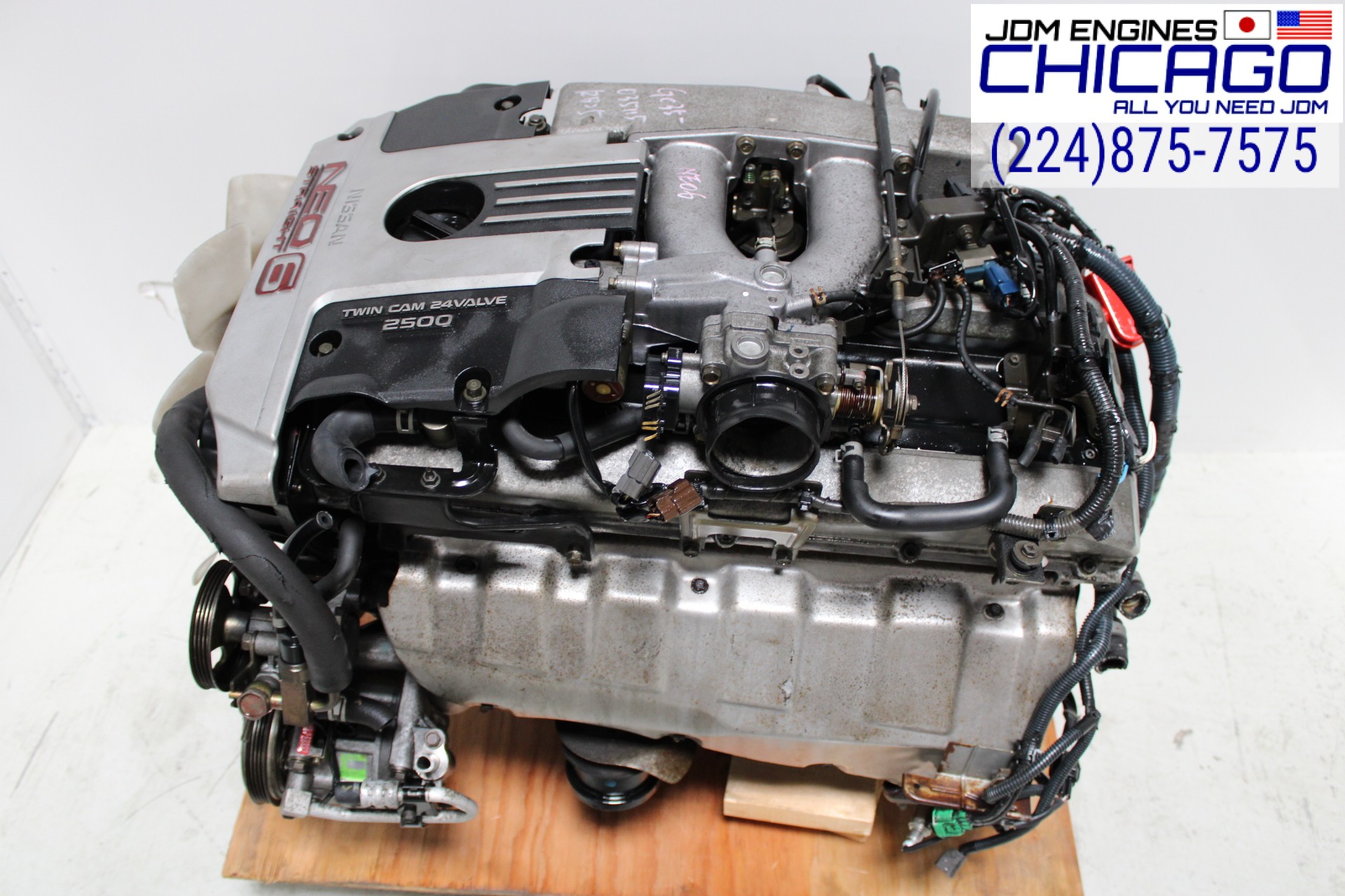 JDM NISSAN SKYLINE RB25-DE 2.5L NON-TURBO V6 ENGINE WIRING & ECU