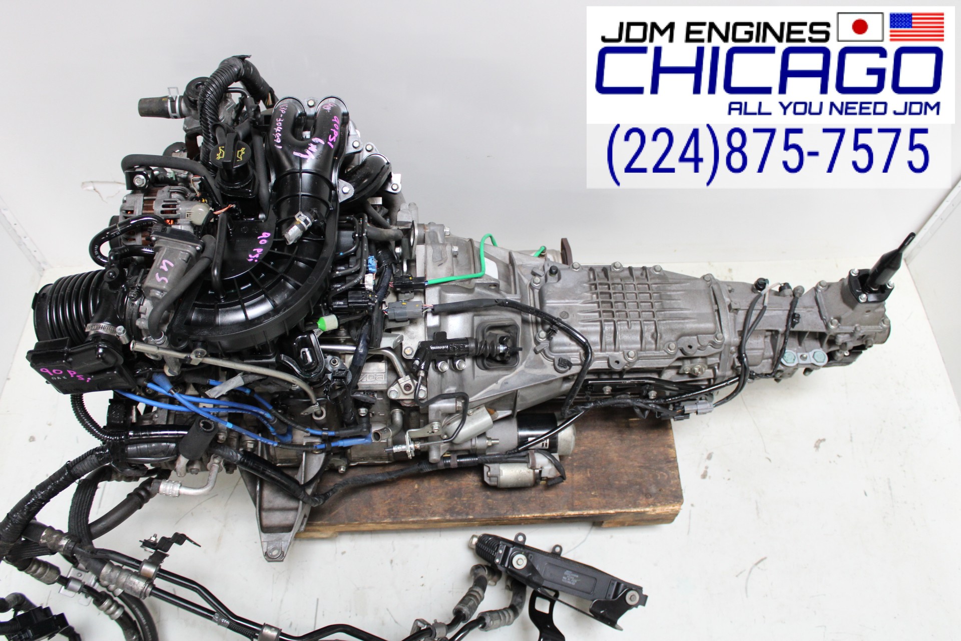 JDM 09-11 MAZDA RX8 13B 1.3L ROTARY ENGINE WITH 6 SPD M/T WIRING & ECU COMPLETE SWAP