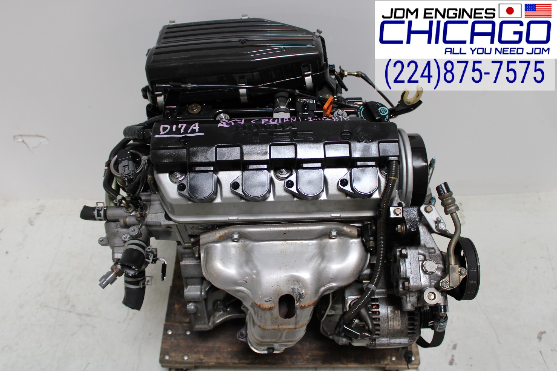 JDM 2001-2005 HONDA CIVIC D17A D17A1 D17A2 1.7L SOHC V-TEC ENGINE