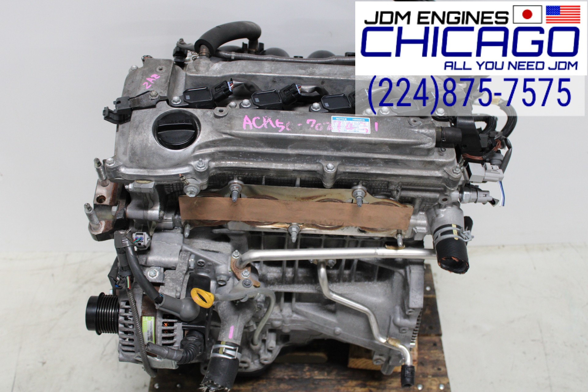 JDM 2004-2008 TOYOTA RAV4 2AZ-FE 2.4L DOHC VVTI ENGINE