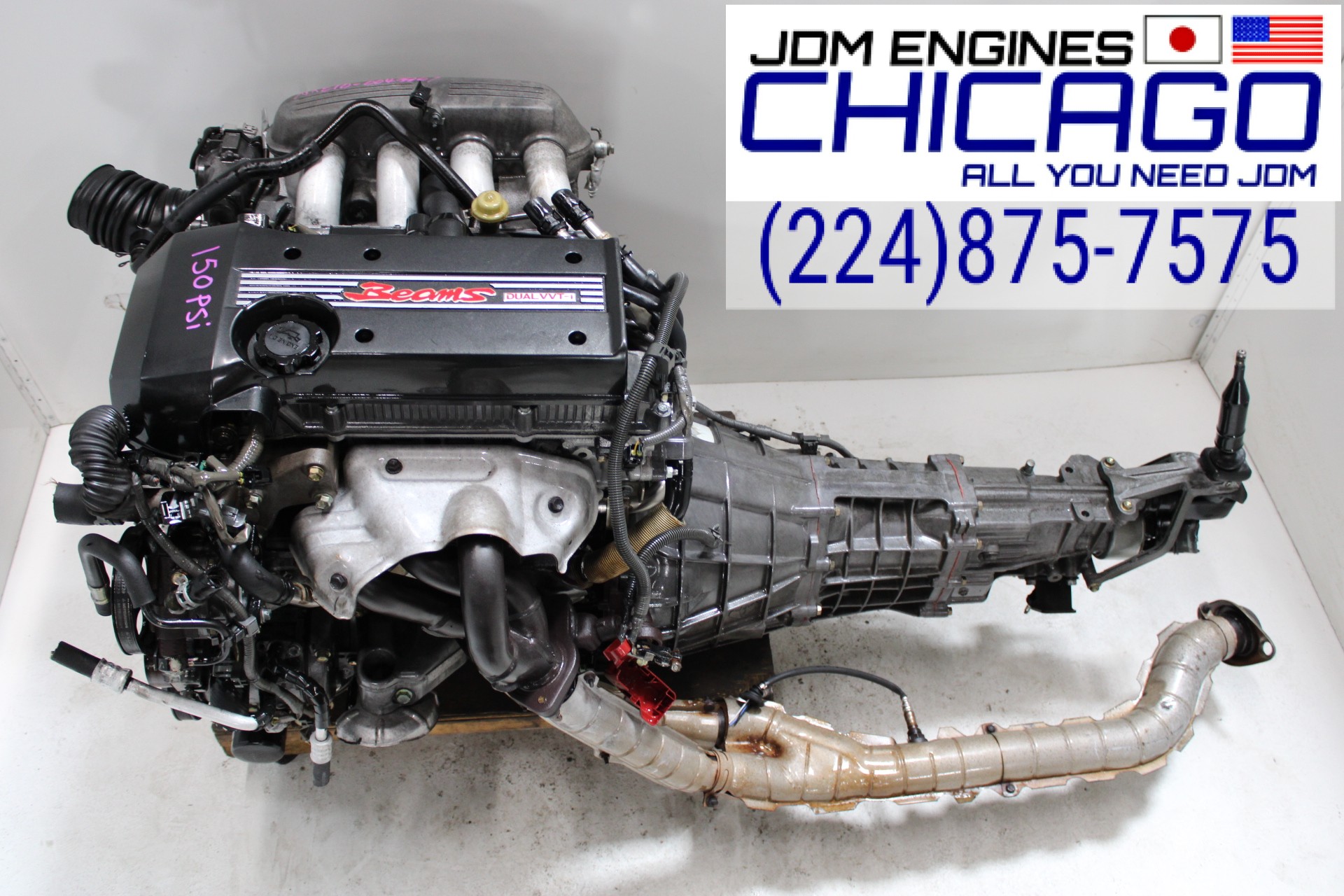 JDM 3S-GE BEAMS DUAL VVTI ENGINE WITH 6SPD MAN/TRANS TOYOTA ALTEZZA, LEXUS IS300