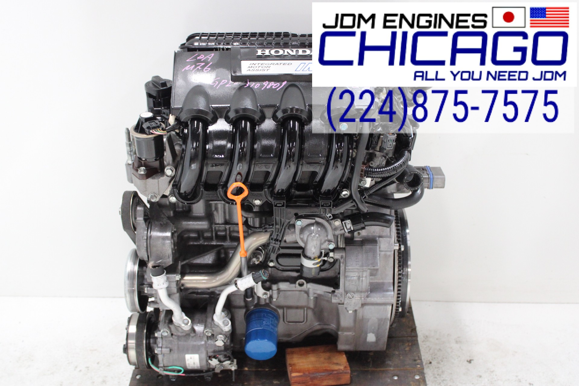 JDM 2010-2014 HONDA INSIGHT LDA-MF6 1.3L i-VTEC HYBRID IMA ENGINE 