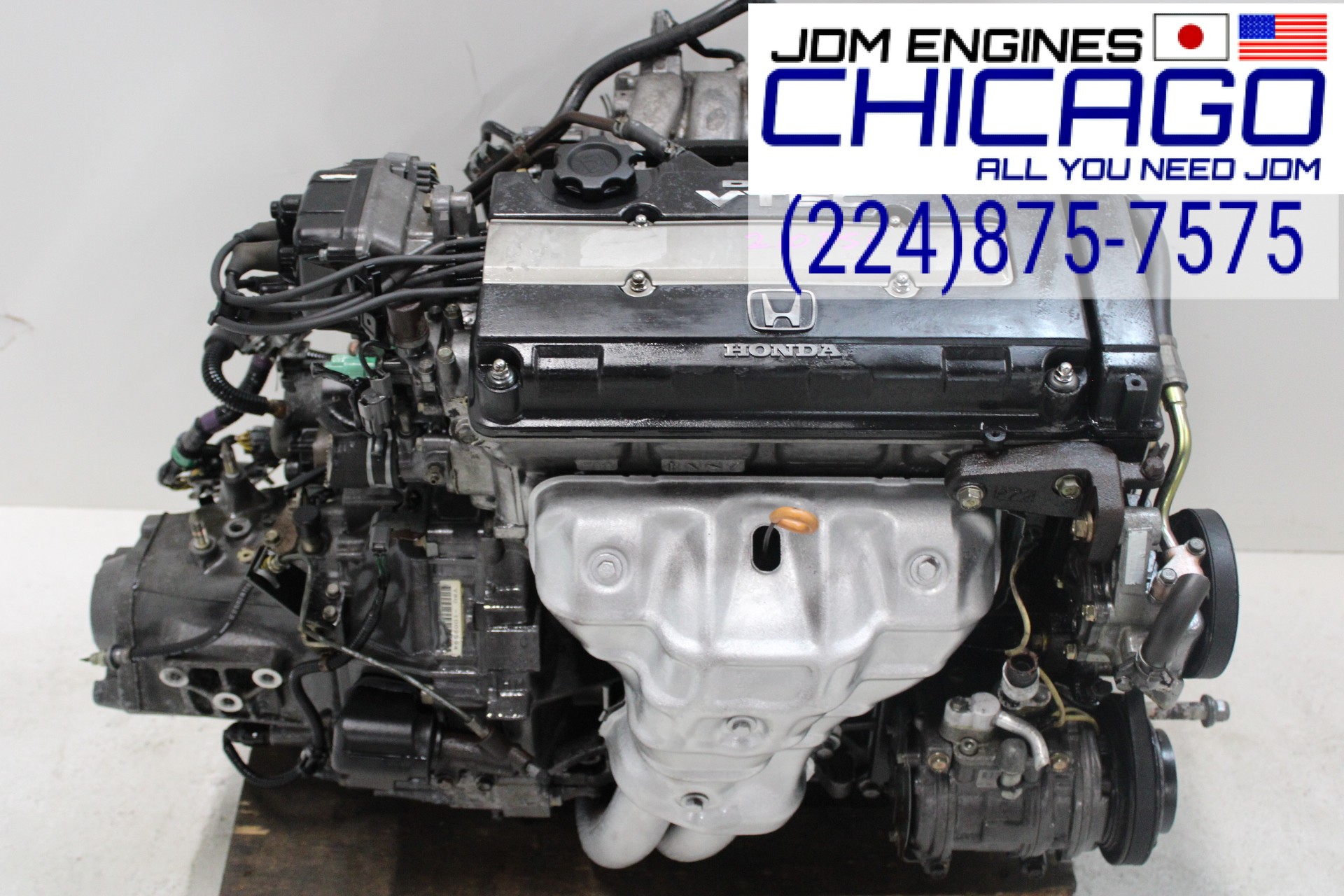 JDM 94-01 ACURA INTEGRA DC2 B18C GSR DOHC 1.8L VTEC ENGINE + 5 SPD M/T NON-LSD + WIRING ECU 