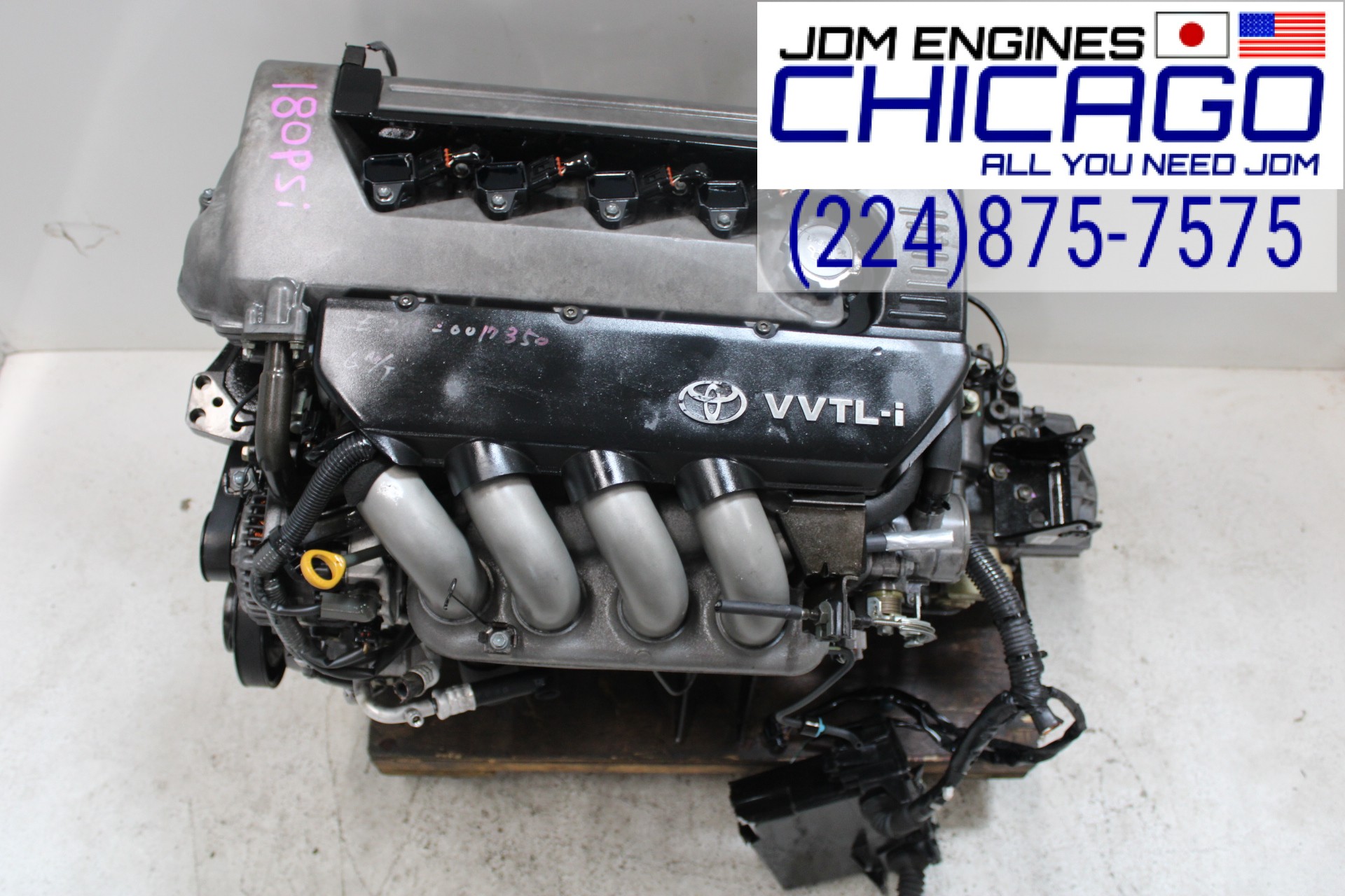 JDM 00-05 TOYOTA CELICA GT-S, 03-10 MATRIX 2ZZ-GE VVTI DOHC 4CYL ENGINE WITH 6SPD M/T
