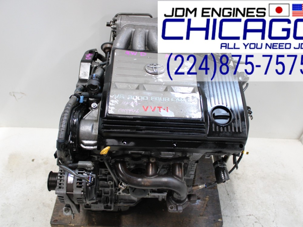 JDM 99-03 TOYOTA CAMRY, LEXUS RX300, ES300, AVALON, SIENNA, 1MZ-FE AWD 3.0L VVTI V6 ENGINE