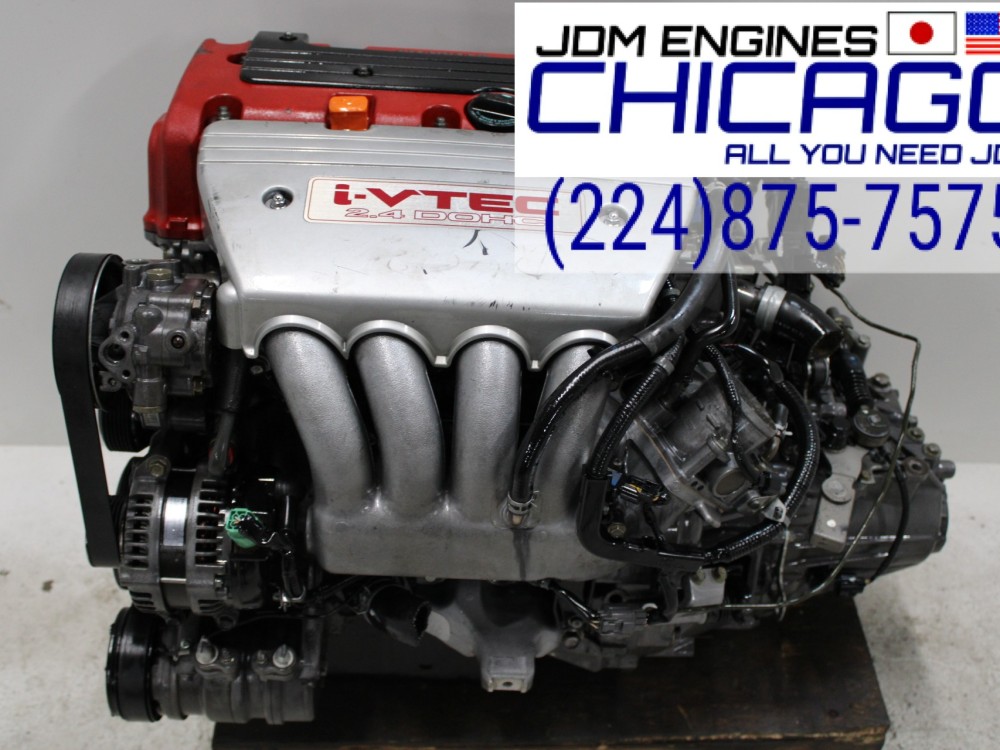 JDM 2004-2008 ACURA TSX K24A3 2.4L DOHC VTEC RB1 ENGINE WITH 6 SPEED M/T