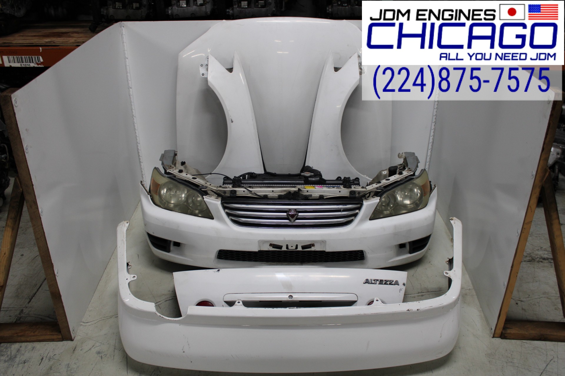 JDM 98-05 TOYOTA ALTEZZA SX10 LEXUS IS300 FRONT END NOSE CUT VONVERSION