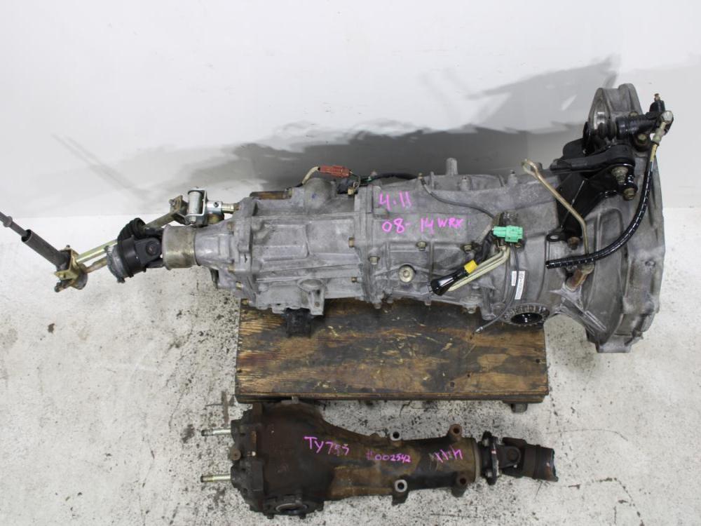 JDM 2008-2014 SUBARU IMPREZA WRX EJ20 TURBO 5 SPEED AWD M/T WITH REAR DIFF: Image 4