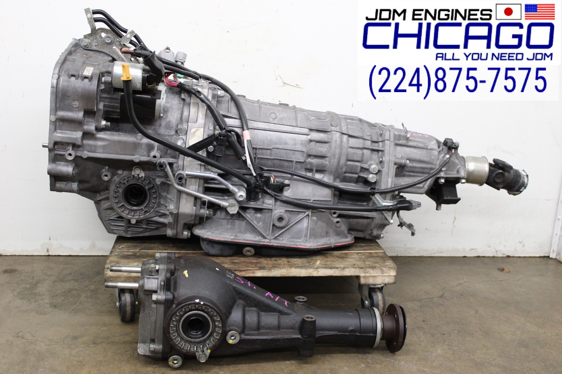 JDM 2015-2018 SUBARU WRX STI EJ257 2.5L AUTOMATIC TRANSMISSION WITH DIFFERENTIAL